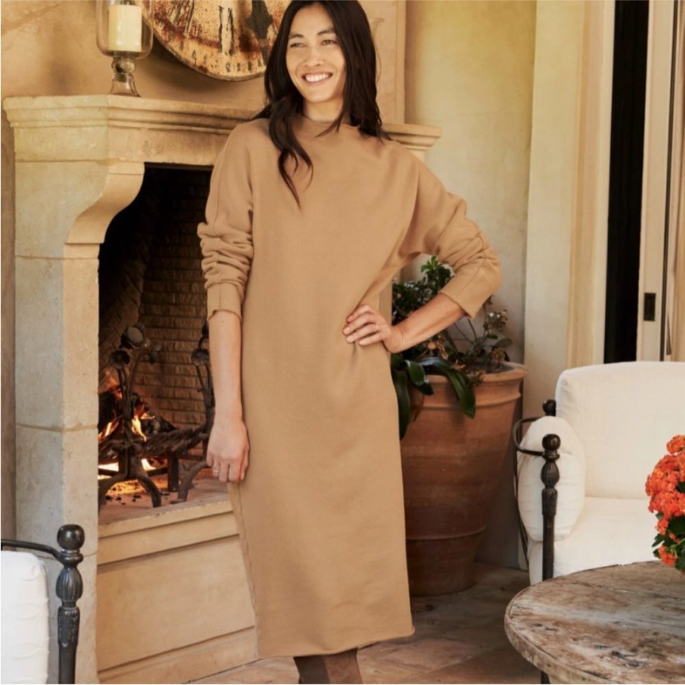 Frank & Eileen ISABELLE Funnel Neck Dress